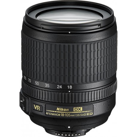 Nikon Objectif pour Reflex AF-S DX 18-105mm f/3.5-5.6G ED VR Nikkor
