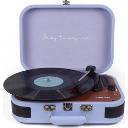 Prixton Platine vinyle VC600 avec Bluetooth (Violet)