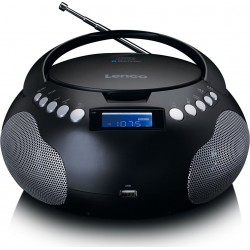 Lenco Radio FM SCD-331BK