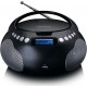 Lenco Radio FM SCD-331BK