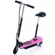 Homcom Trottinette électrique 120 W pliable pour enfants à partir de 7 ans hauteur de guidon et selle réglable 12 Km/h max. rose