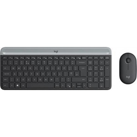 LOGITECH MK470 SLIM WRLS KEYB + MOUSE 920-009190