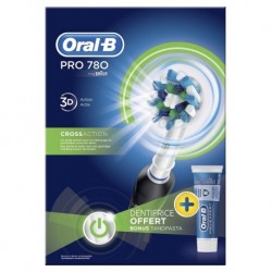 Brosse à dents électrique Oral-B Pro 780 CrossAction avec dentifrice Oral-B