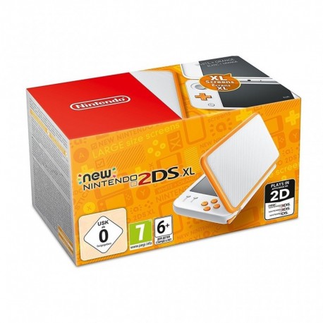 Nintendo Console New 2DS XL Blanc + Orange