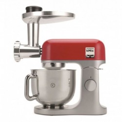 Kenwood Robot Pâtissier KMX855RD kMix Rouge 1000W 5L + Hachoir KAX962ME